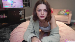 Shrooms Q Distracting Big Stepbro From Gaming With My Tight Pussy Blowjob Brunette Pov Roleplay Skinny Stepsister Teen